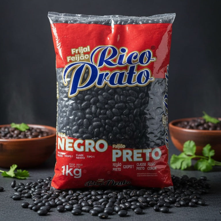 Haricot Noir 1Kg - Rico Prato