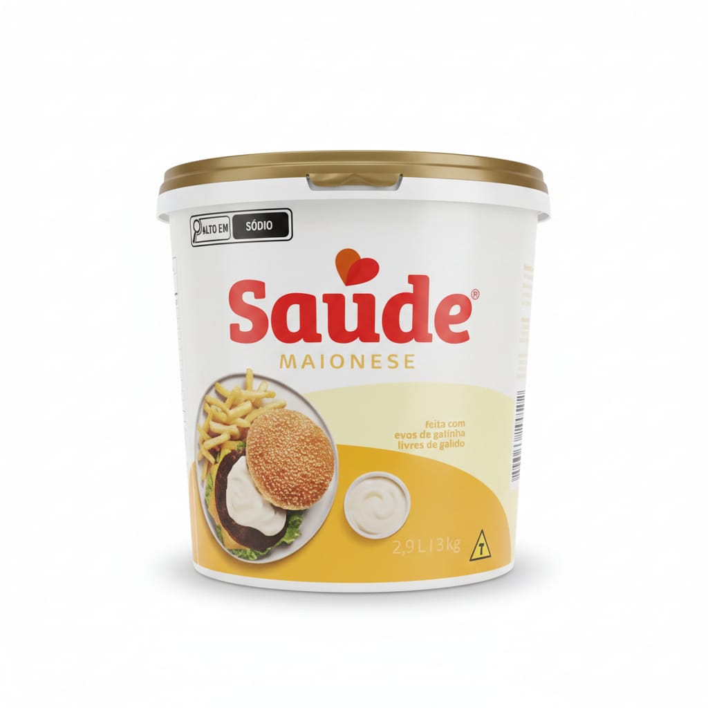 Mayonnaise, 2.9L / 1.3Kg - Saude