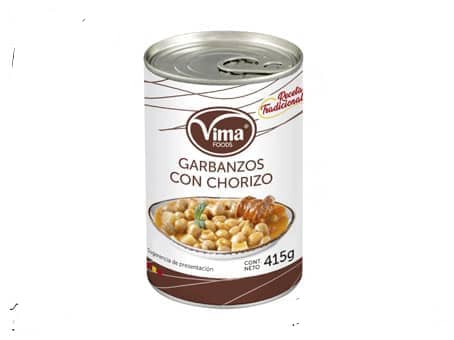 POIS CHICHES AU CHORIZO