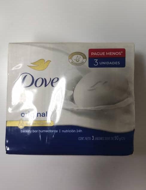 Savon Dove. (3 unités)