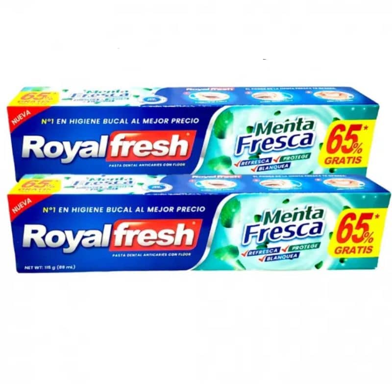 Dentifrice. Menthe. 115 g. Royal Fresh