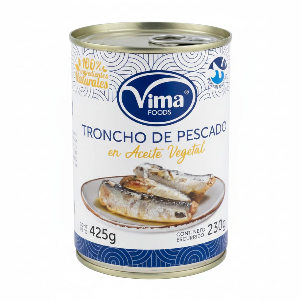 Filet de poisson à l'huile végétale, 230g - Vima