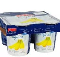 Yaourt PMI. Saveur banane (4 U )